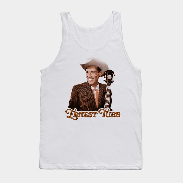 Ernest Tubb ))(( Sepia Classic Country Honky Tonk Tribute Tank Top by darklordpug